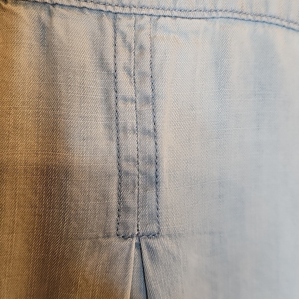 cloth & stone Light Blue Washed Denim Shirt - Picture 6 of 12